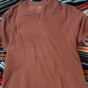 Brown j.crew tee